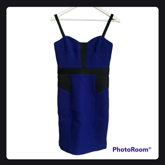 Milly of New York | Woman's Cocktail Dress - Blue Size 4 - Picture 6 of 15